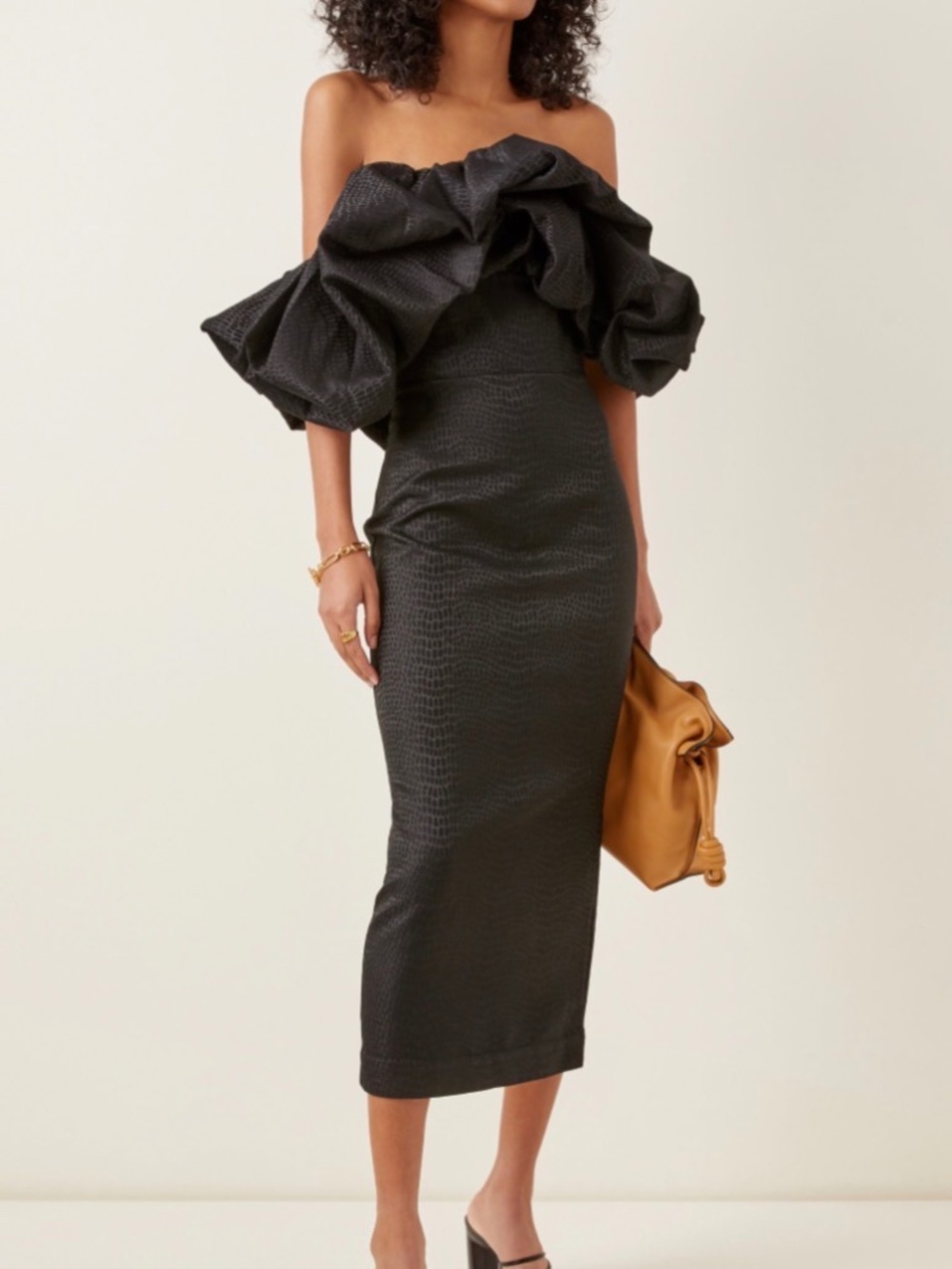 Acler Fields Off-The-Shoulder Pencil Dress